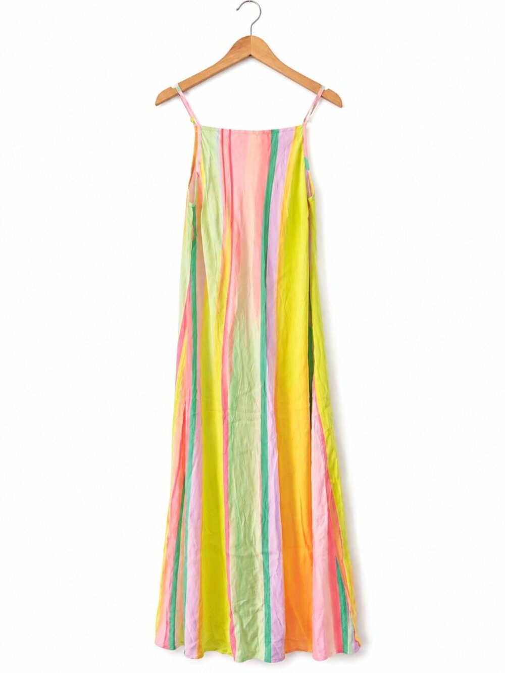Frnch Multicolor Stripe Maxi Dress M
